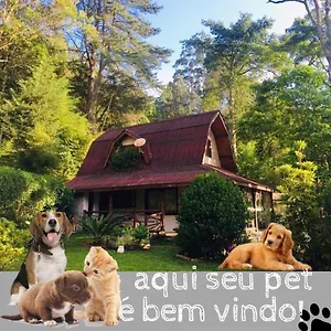 Casa de Férias Casa Na Floresta Em